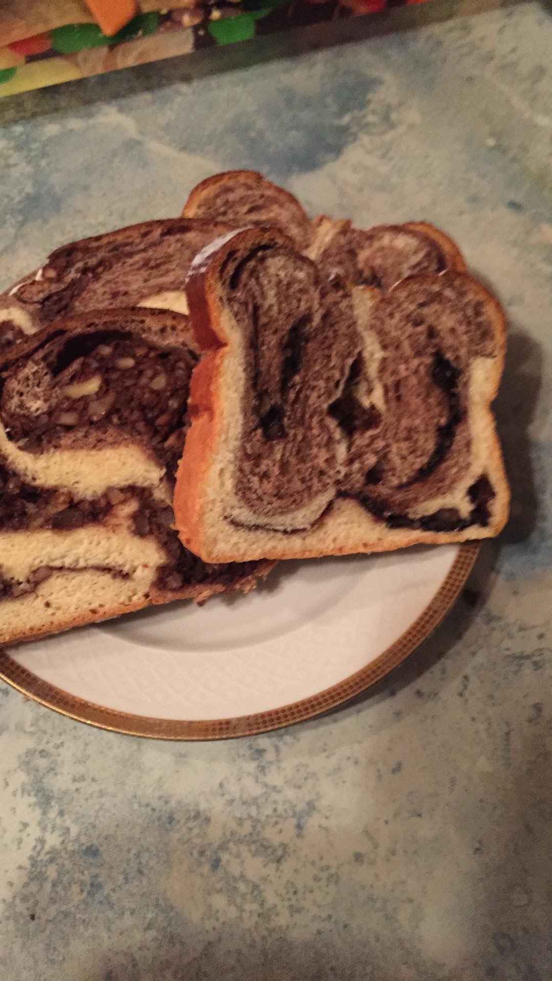 Cozonac marmorat simplu – rețetă ușoară din Germania