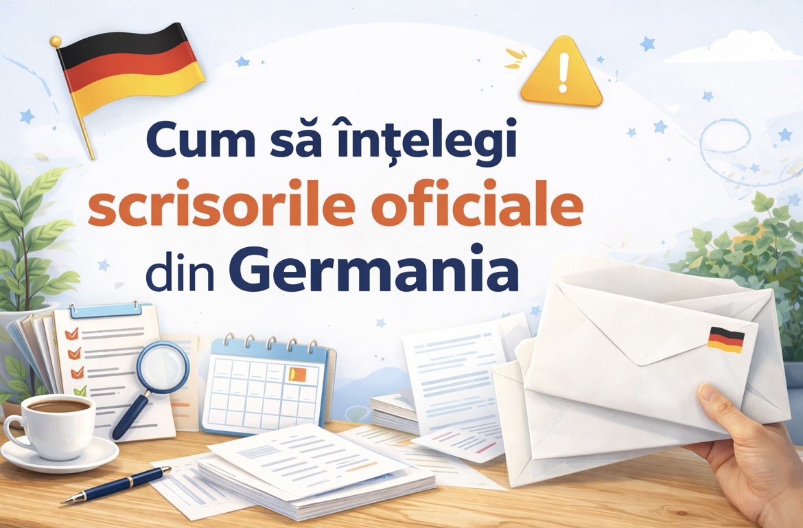 Cele mai frecvente scrisori din Germania – ce înseamnă, ce cuvinte apar și ce trebuie să faci