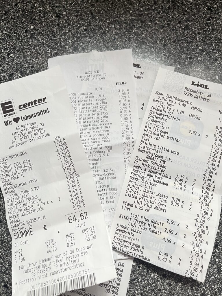 Bonuri cumpărături Lidl Aldi Edeka Germania 2026
